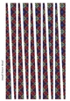 Small Tower Shaped Paper Beads Template Design #78