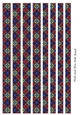 Tube Shaped Paper Beads Template Design #78