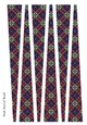 Large Oval Shaped Paper Beads Template Design #78