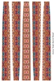 Extra Large Oval Shaped Paper Beads Template Design #79
