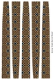 Extra Large Oval Shaped Paper Beads Template Design #80