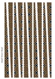 Small Tower Shaped Paper Beads Template Design #80