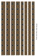 Tube Shaped Paper Beads Template Design #80