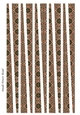 Small Tower Shaped Paper Beads Template Design #81