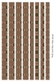 Tube Shaped Paper Beads Template Design #81