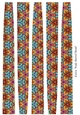 Extra Large Oval Shaped Paper Beads Template Design #82