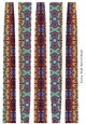 Extra Large Oval Shaped Paper Beads Template Design #83