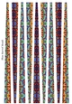 Small Oval Paper Beads Template Design #83