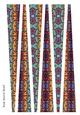 Large Barrel Paper Beads Template Design #83