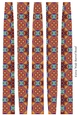 Extra Large Oval Paper Beads Template Design #84