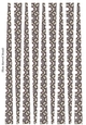 Small Oval Shaped Paper Beads Template Design #85