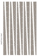 Small Tower Shaped Paper Beads Template Design #87