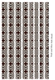 Mixed Tube Shaped Paper Beads Template Design #88
