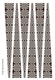 Large Oval Paper Beads Template Design #88