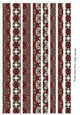 Mixed Tube Shaped Paper Beads Template Design #89