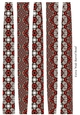 Extra Large Oval Paper Beads Template Design #89