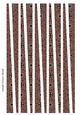 Small Tower Shaped Paper Beads Template Design #90