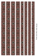 Mixed Tube Shaped Paper Beads Template Design #90