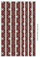Mixed Tube Paper Beads Template Design #91