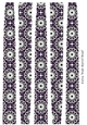 Extra Large Oval Paper Beads Template Design #93