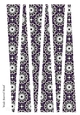 Large Oval Paper Beads Template Design #93