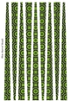 Small Oval Paper Beads Template Design #95