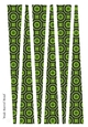 Large Oval Paper Beads Template Design #95