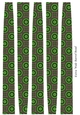Extra Large Oval Paper Beads Template Design #96