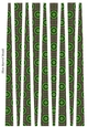 Small Oval Paper Beads Template Design #96