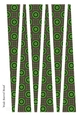 Large Oval Paper Beads Template Design #96