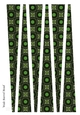 Large Oval Paper Beads Template Design #97