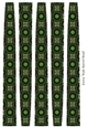Extra Large Oval Paper Beads Template Design #97