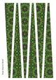 Large Oval Paper Beads Template Design #98