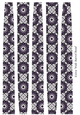 Extra Large Oval Paper Beads Template Design #99