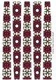 Extra Large Oval Paper Beads Template Design #102