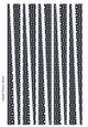 Small Tower Paper Beads Template Design #103