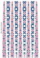 Small Oval Paper Beads Template Design #104