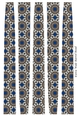 Extra Large Oval Paper Beads Template Design #105