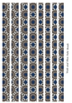 Mixed Tube Paper Beads Template Design #105