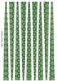 Small Oval Paper Beads Template Design #106