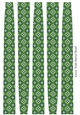 Extra Large Oval Paper Beads Template Design #106
