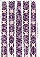Extra Large Oval Paper Beads Template Design #107