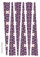 Large Oval Paper Beads Template Design #107