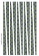 Small Tower Paper Beads Template Design #108