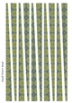 Small Tower Paper Beads Template Design #109