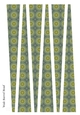 Large Oval Paper Beads Template Design #109