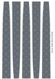 Extra Large Oval Paper Beads Template Design #110