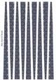 Small Oval Paper Beads Template Design #111