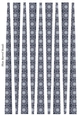 Small Oval Paper Beads Template Design #112