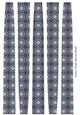 Extra Large Oval Paper Beads Template Design #112